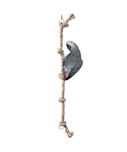 85cm Sisal Tarzan Climbing Rope Parrot Toy - Large - BOGOF