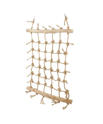 Java Wood Climbing Rope Cargo Net - Large