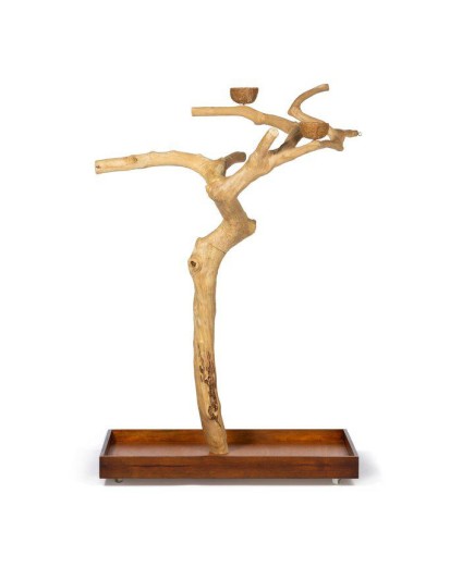 Java Wood II Tree - Large - Natural Hardwood Parrot Playstand