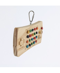 Game Pad Controller Wood and Cork Parrot Toy