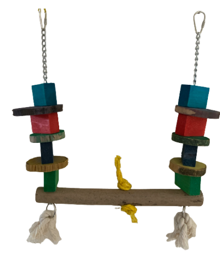 Parrot-Supplies Fun Trapeze Parrot Toy Swing