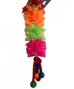 Parrot-Supplies Colourful Straw Bundle Parrot Toy