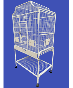 Parrot-Supplies Tampa Parrot Cage With Stand White