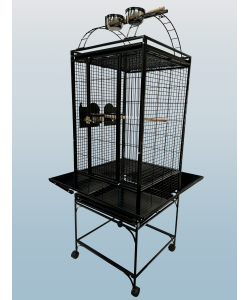 Parrot-Supplies Colorado Play Top Parrot Cage Black