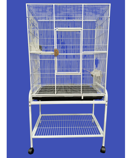 Parrot-Supplies Florida Parrot Cage With Stand White