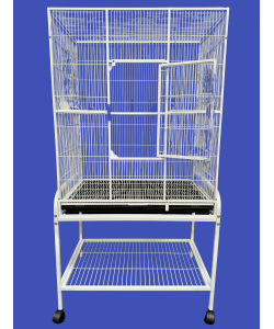 Parrot-Supplies Florida Parrot Cage With Stand White