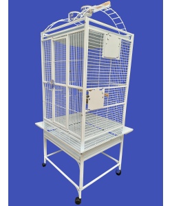 Parrot-Supplies Ohio Play Top Parrot Cage White