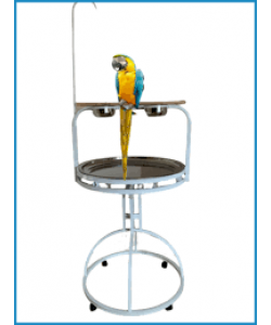 Parrot-Supplies Orlando Large Parrot Play Stand Stone