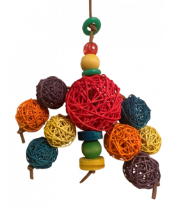 Parrot-Supplies Munch Ball Cluster Parrot Toy
