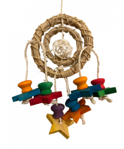 Parrot-Supplies Stars Of The Universe Vine Munch Ball Parrot Toy Parrot-Supplies Stars Of The Universe Vine Munch Ball Parrot Toy