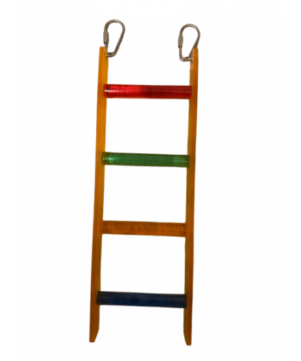 Parrot-Supplies Acrylic Parrot Ladder 4 Step