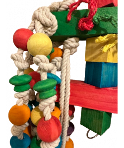 Parrot-Supplies Mega Jungle Chunky Wood & Rope XXXL Macaw Parrot Toy Parrot-Supplies Mega Jungle Chunky Wood & Rope XXXL Macaw Parrot Toy