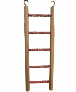Parrot-Supplies Pedicure Wooden Ladder for Small Birds 5 Steps Parrot-Supplies Pedicure Wooden Ladder for Small Birds 5 Steps