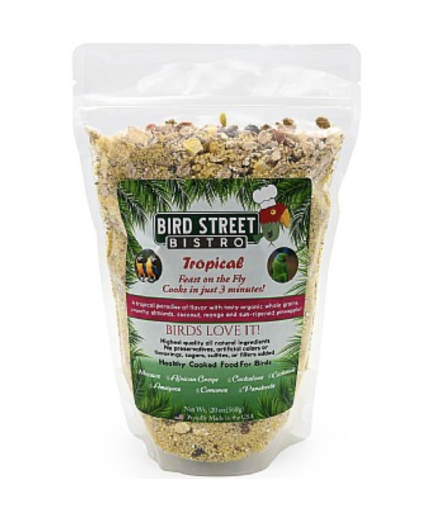 Bird Street Bistro Tropical Feast on the Fly Parrot Food 11oz