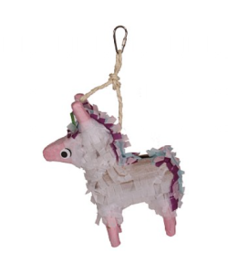 Unicorn Pinata Chewable Foraging Parrot Toy