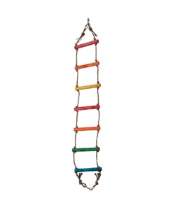 Jute Rope Ladder Parrot Toy - 4 foot