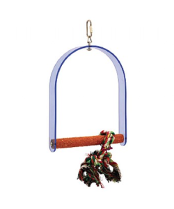 Nail Trimming Arch Swing Parrot Perch - Large