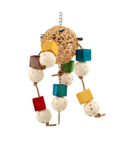 Balls and Blocks Parrot Toy