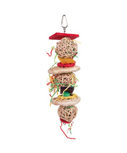 Crunch and Munch Chewable Parrot Toy