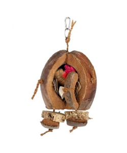 Coco De Nut - Large Natural Parrot Toy