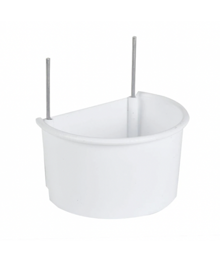 White Plastic D Cup Large Bird Feeder - Pack Of 10