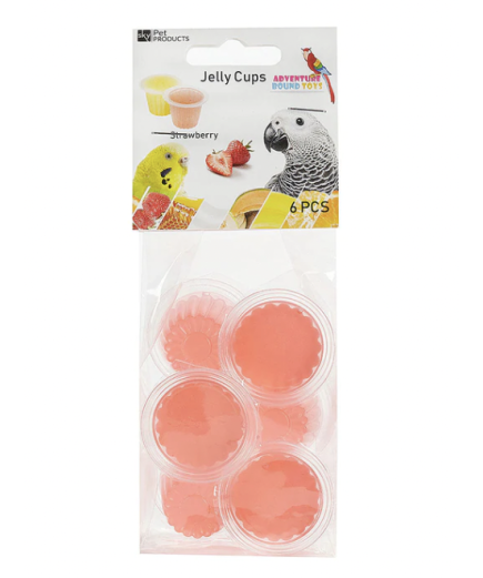 Adventure Bound Jelly Cups - Strawberry - Pack Of 6