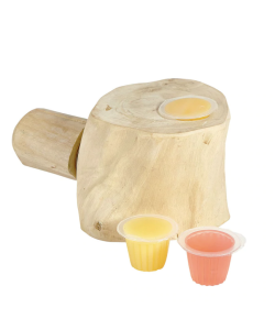 Adventure Bound Java Wood Jelly Cup Treat Holder