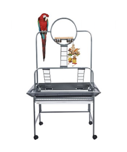 Rainforest Guyana Parrot Play Gym Stand - Antique