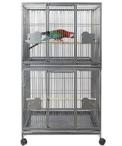 Rainforest Cages Double Breeding or Display Parrot Cage