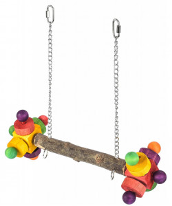 Parrot-Supplies Pack Of 2 Twirler Perch and Swing Parrot Toys