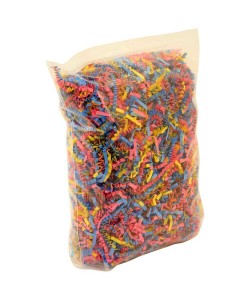 Coloured Crinkle Paper Refill Pack for Parrot Toys