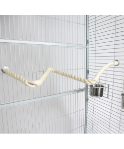 Parrot-Supplies Sisal Rope Zig Zag Parrot Perch - 100cm Parrot-Supplies Sisal Rope Zig Zag Parrot Perch - 100cm