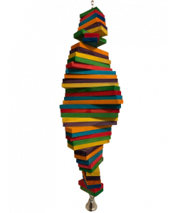 Parrot Supplies Cocotte Wooden Colourful Slats XXL Parrot Toy Parrot Supplies Cocotte Wooden Colourful Slats XXL Parrot Toy