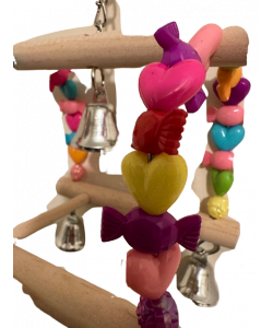 Parrot-Supplies Tweet Heart Birdie Play Pad Parrot Toy Swing Parrot-Supplies Tweet Heart Birdie Play Pad Parrot Toy Swing