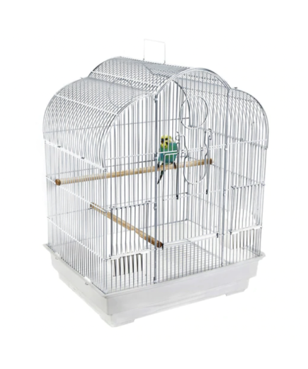Liberta Kansas Cage Small Bird Cage - White