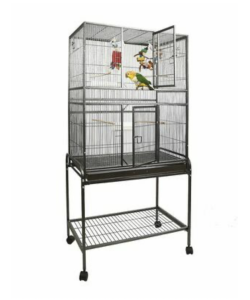 FOR SENEGALS & SIMILAR SIZED BIRDS LIBERTA GAMA PARROT CAGE & STAND IN WHITE 
