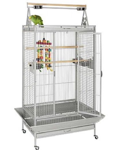 Liberta Cambridge Play Gym Top Parrot Cage - Stone