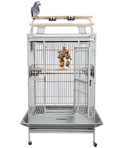 Rainforest Cages Santos II Play Gym Top Parrot Cage - Stone