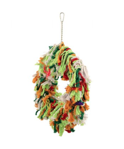 Rainbow Ring Parrot Preening Toy - Large