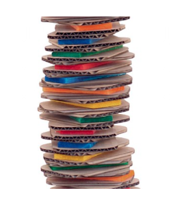 Stacks of Shredding - Large - Wood & Cardboard Parrot Toy