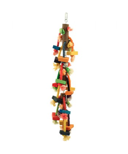 Loads of Legs Wood and Rope Parrot Toy