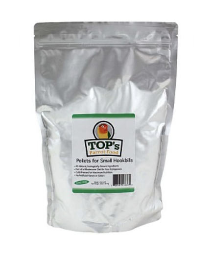 TOP`s Organic Parrot Food - Small Pellets 3lb