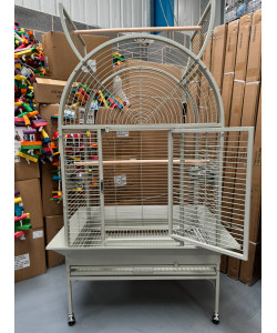 Parrot-Supplies New Jersey Premium Top Opening Parrot Cage - Stone