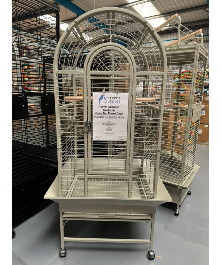 Parrot-Supplies California Top Opening Parrot Cage - Stone