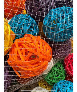 Giant Multi Coloured Munch Balls Parrot Toys! (Pack Of 100) 7.5cm Diameter
