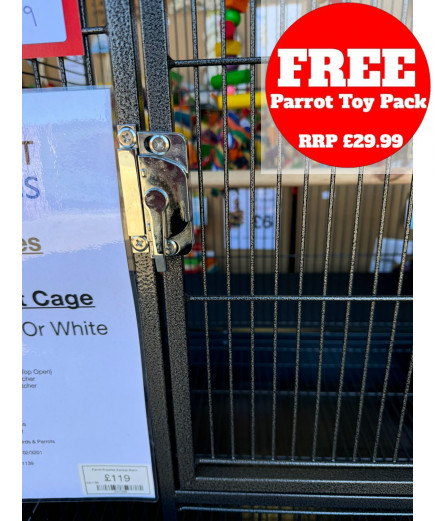 Parrot-Supplies Kansas Open Top Parrot Cage Antique Parrot-Supplies Kansas Open Top Parrot Cage Antique