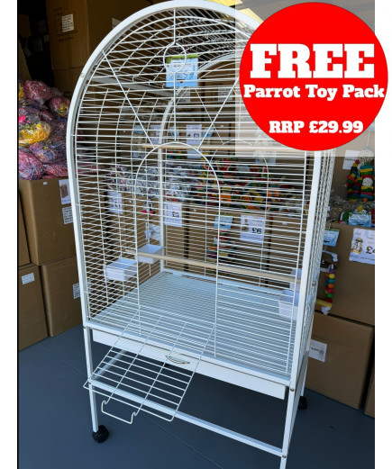 Parrot-Supplies Daytona Top Opening Parrot Cage - Stone Parrot-Supplies Daytona Top Opening Parrot Cage - Stone