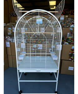 Parrot-Supplies Daytona Top Opening Parrot Cage White