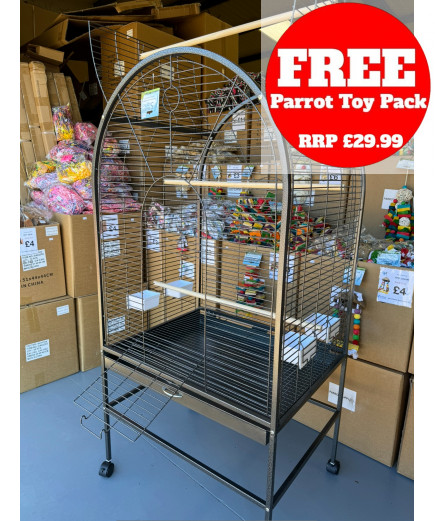 Parrot-Supplies Daytona Top Opening Parrot Cage Antique