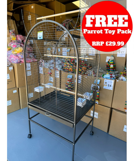 Parrot-Supplies Daytona Top Opening Parrot Cage Antique